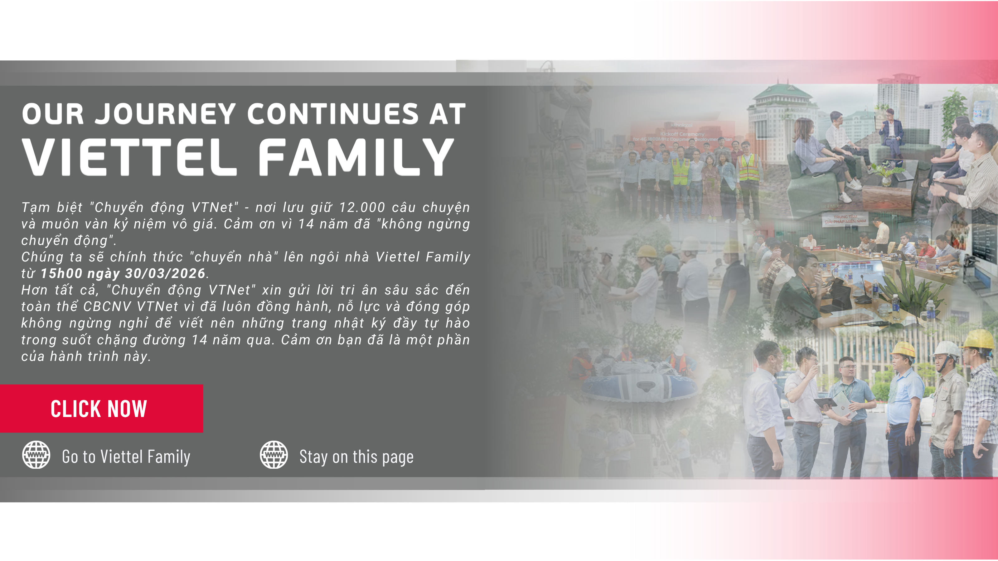 Viettel Family Transition